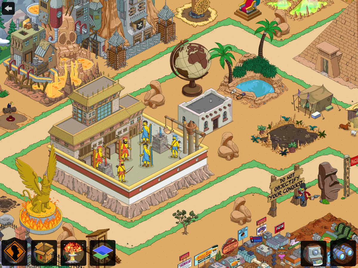 Choppino_Choppy's tweet image. The sands of a desert 🏜️ 🐪 🌵 
#SimpsonsTappedOut #Simpsons #Froyou #dune #saloon #sahara #sand #tatooine #hot #desert #water #thirsty