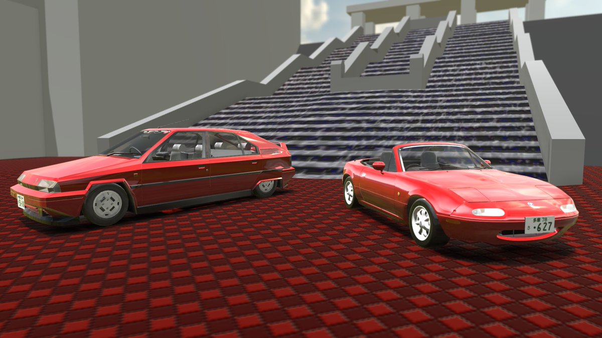 0602Haguro's tweet image. 祝！ユーノスオープン35周年！！！

#MikuMikuDance #MMD #EUNOS