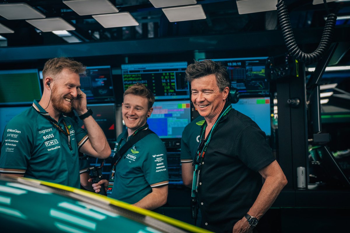 No, this isn’t a Rick-roll! 😅

It’s a pleasure to have <a href="/rickastley/">Rick Astley Meme</a> join us in the garage this weekend. 💚

#ItalianGP
