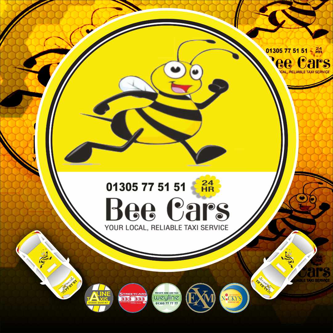 We’re the Bees Knees when it comes to cabbing. Give us a buzz: 01305 71 51 51 🐝