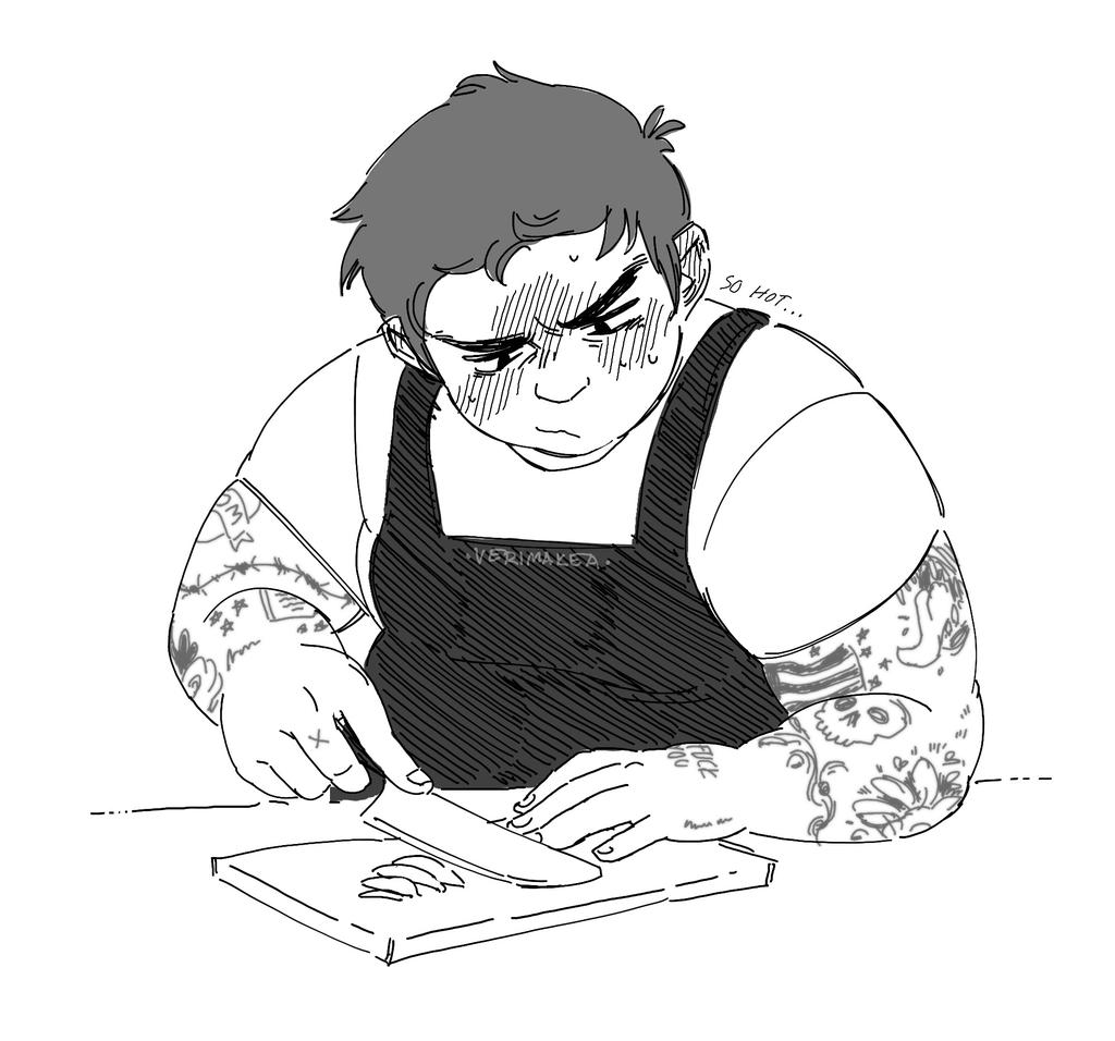So tatted up, chef eric? AnyoneM