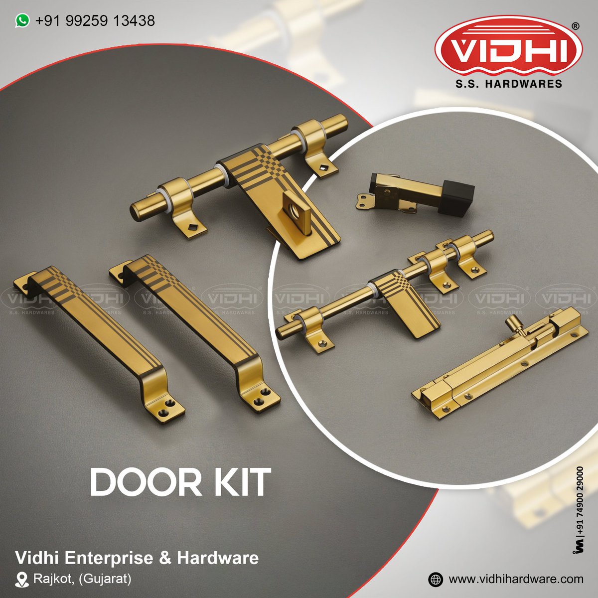 ibais_hardware's tweet photo. VIDHI ENTERPRISE & HARDWARE (RAJKOT)
For enquiry via WhatsApp click:
https://t.co/4xedqsiLN7
Mr. Bharat Patel - 99259 13438
#doorkit #aldrop #doorhandle #pullhandle #doorstopper #hardwarefitting #hardware #homedecor
.
@ibais_hardware https://t.co/9Lg51BsIaI