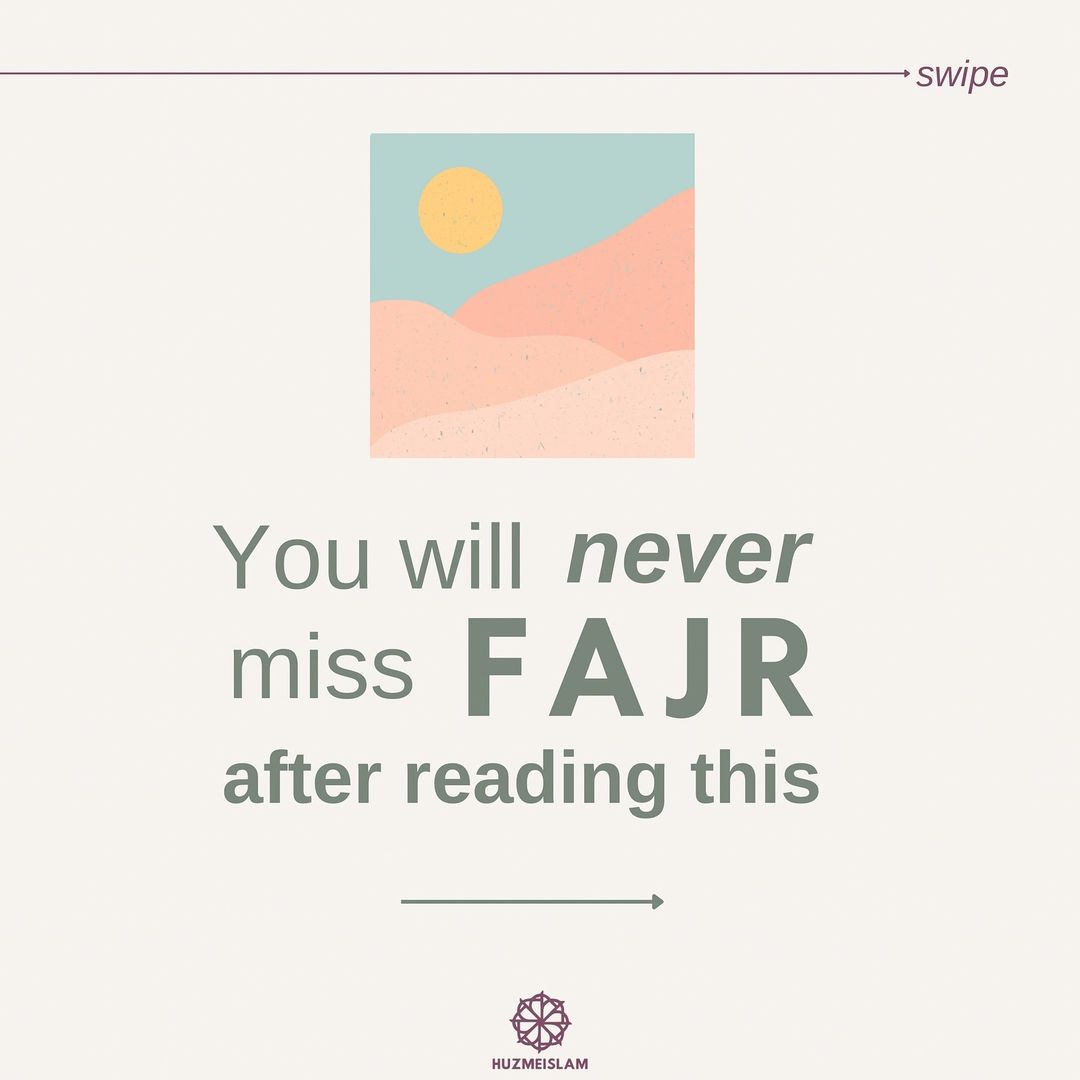 7signxx's tweet photo. You Will Never Miss Fajr After Reading This...

THREAD https://t.co/juSfEtx6K4