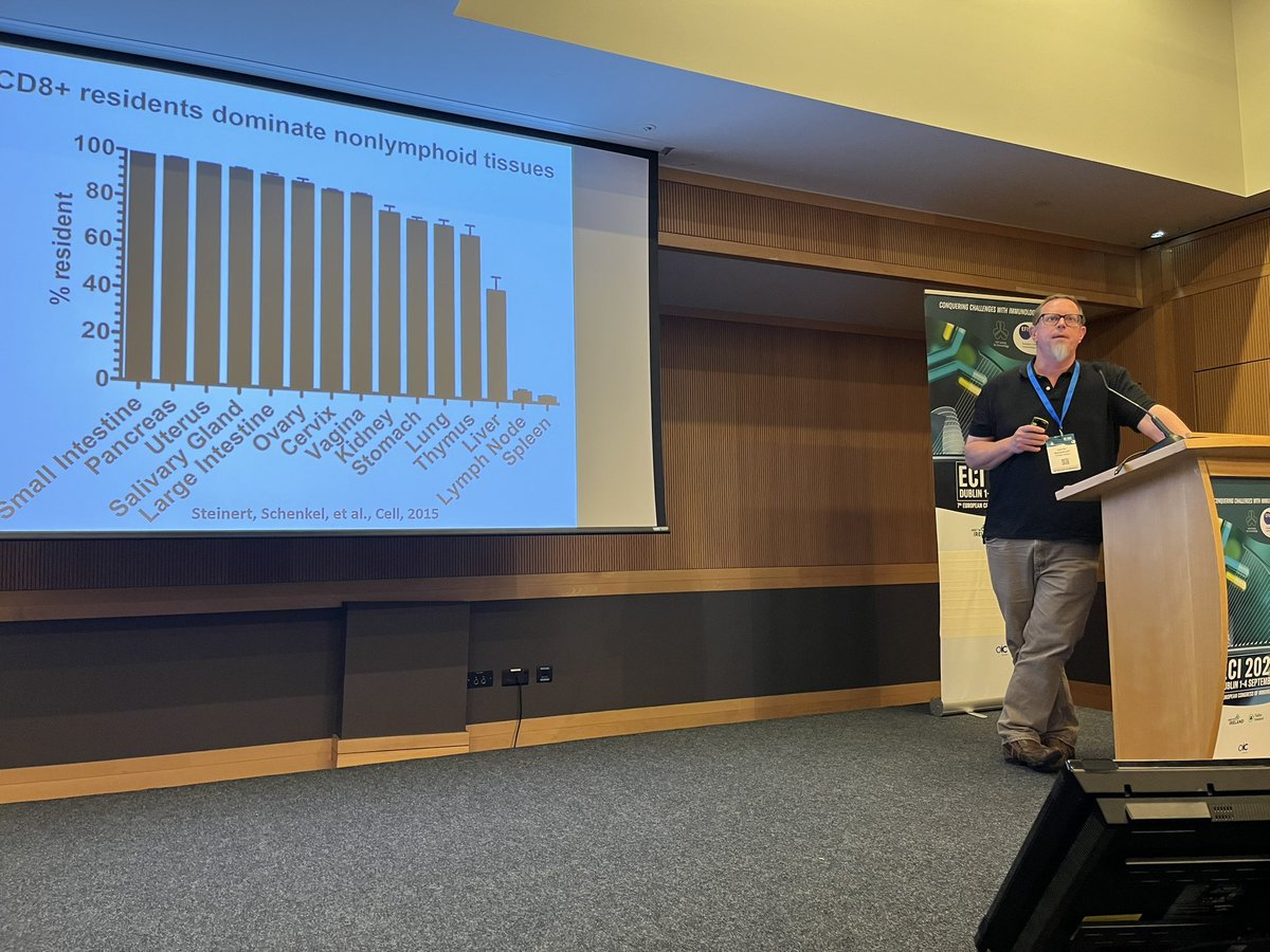 Current talk by David Masopust about the best cell type aka TRM cells