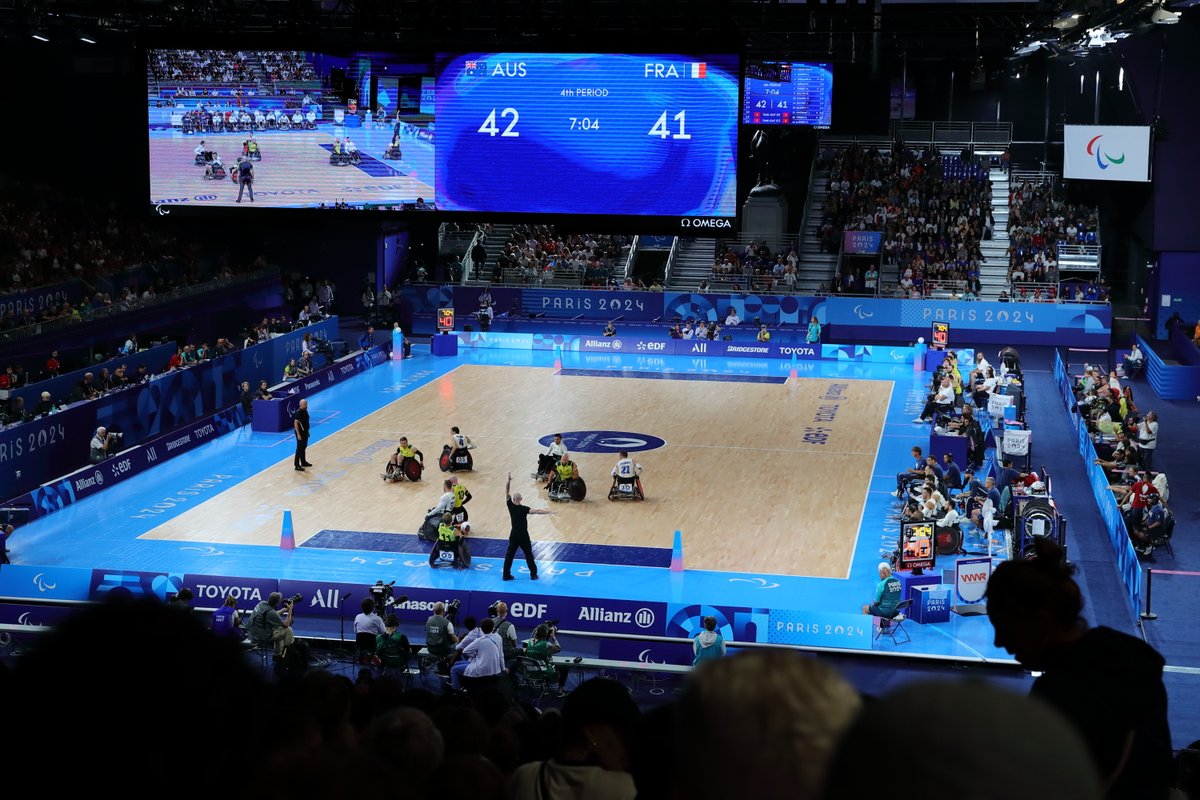 MLS Contracts (@mls_contracts) on Twitter photo MLS in Paris!
John, Alison and Joe assist in the delivery of the Wheelchair Rugby at the Paris 2024 Paralympic Games with <a href="/ww_rugby/">World Wheelchair Rugby</a> in their roles as IF Delegate, WWR Liaison, and WWR Media respectively.
#paris2024 #paralympics #wheelchairrugby MLS in Paris!
John, Alison and Joe assist in the delivery of the Wheelchair Rugby at the Paris 2024 Paralympic Games with <a href="/ww_rugby/">World Wheelchair Rugby</a> in their roles as IF Delegate, WWR Liaison, and WWR Media respectively.
#paris2024 #paralympics #wheelchairrugby
