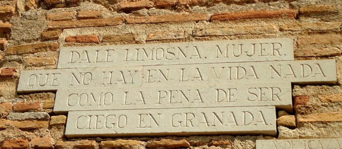 Albertofm20's tweet photo. “Dale limosna, mujer,
que no hay en la vida nada, como la pena de ser
ciego en Granada.”

Y hasta aquí el hilo muchas gracias por leerme ❤️😊 https://t.co/THJzytNBVr