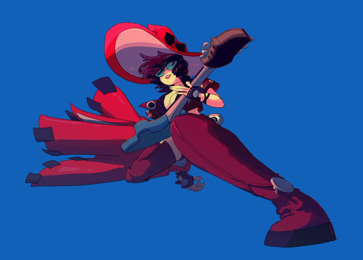 kkkkkLlLfox's tweet photo. Finished! I've been busy lately, I'll draw Aki next!#GuiltyGear 
#Ino https://t.co/SbDlcWOC5z
