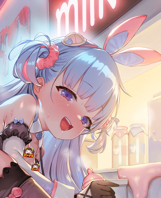 🐇E×E50号記念イベント「Love it!!」参加作家🐇
【第27弾 へんりいだ先生】

ヘんりいだ先生(@HenreaderH_)が描かれるのは、股間からバブみが溢れちゃうスレンダー系めちゃカワバニー❤️

バニーガール×哺乳瓶の組み合わせが天才すぎる1枚です🍼🍼💦💦💦 