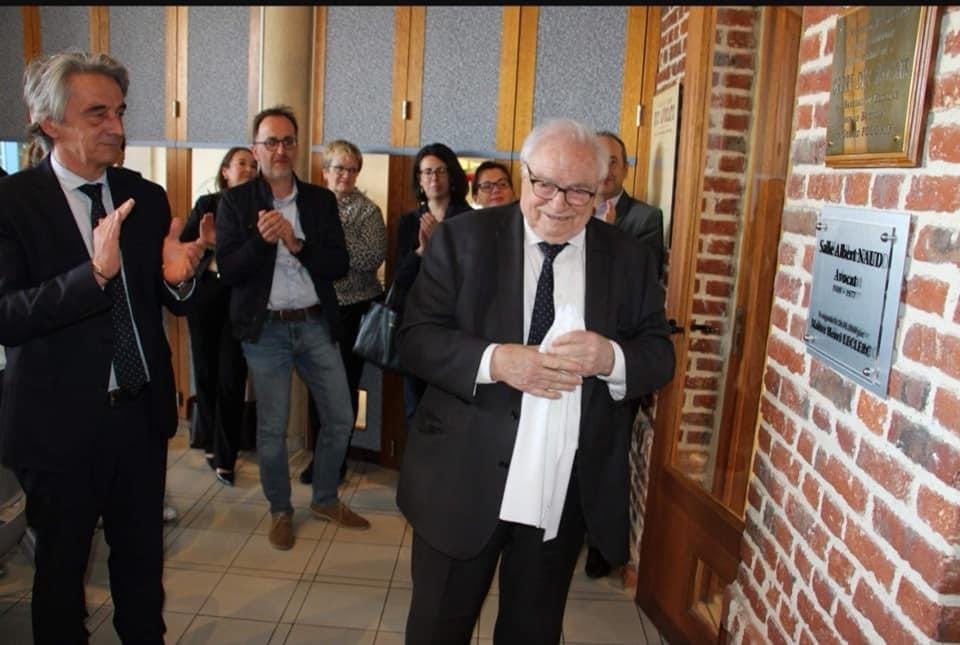 COBHAF's tweet image. 😢Notre conférence régionale se souvient de #HenriLeclerc ,infatigable défenseur des droits de l’homme,qui s’est tjs rendu disponible à chaque sollicitation pour ses confrères et les étudiants,ici avec les barreaux @AvocatsDouai et Bethune ttes nos pensées à sa famille🖤