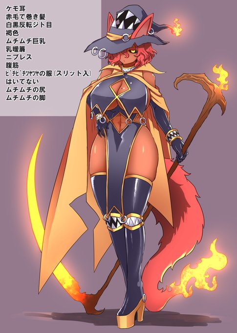 #お前が描いた創作女子を見せろ 
要素で生まれた人外女子たち 