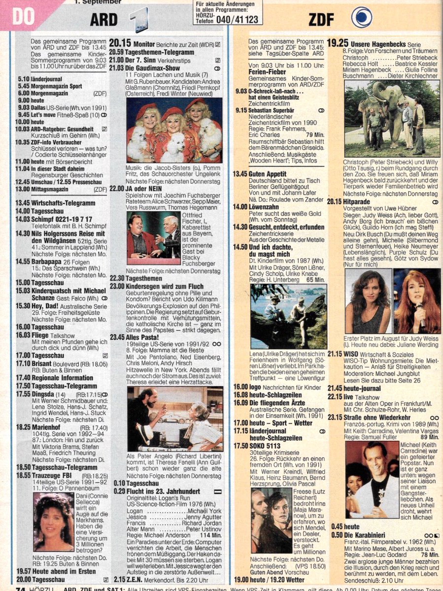ARD und ZDF vor 30 Jahren