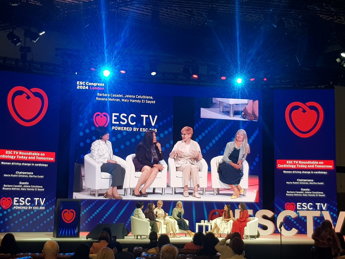 An excellent #ESCCongress session on women driving change in #cardiology happening NOW on the ESC TV stage

#CardiovascularResearch #CardioX #WIC