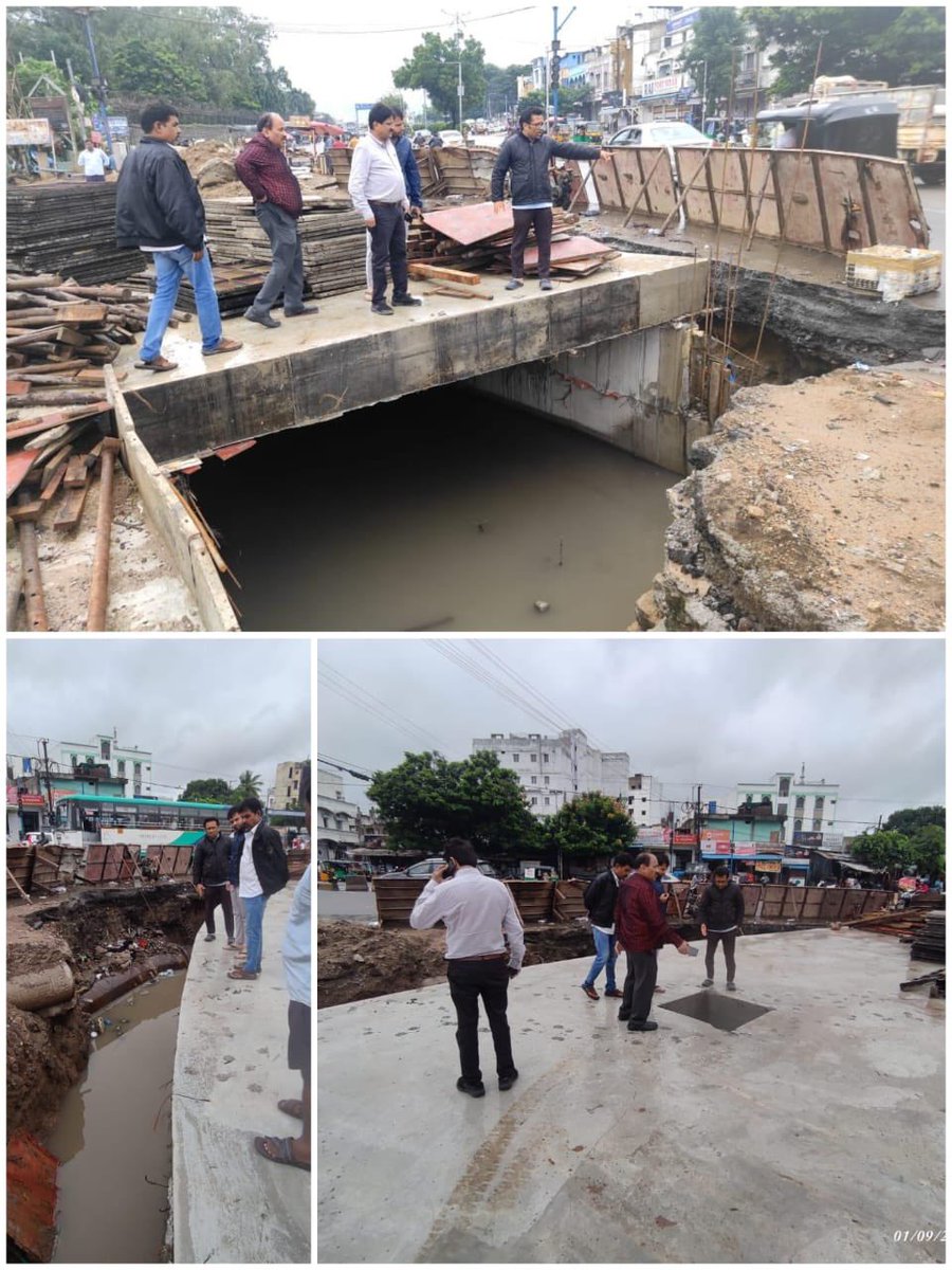 Sir/Madam, inspection of SNDP Nala work at Sunny Gardens of Chadrayangutta along with Engineers
<a href="/CommissionrGHMC/">Commissioner GHMC</a> 
<a href="/GHMCOnline/">GHMC</a> 
<a href="/PrlsecyMAUD/">Prl Secy MAUD.</a> 
<a href="/TelanganaCMO/">Telangana CMO</a> 
<a href="/gadwalvijayainc/">Vijayalaxmi Gadwal, GHMC MAYOR</a>
