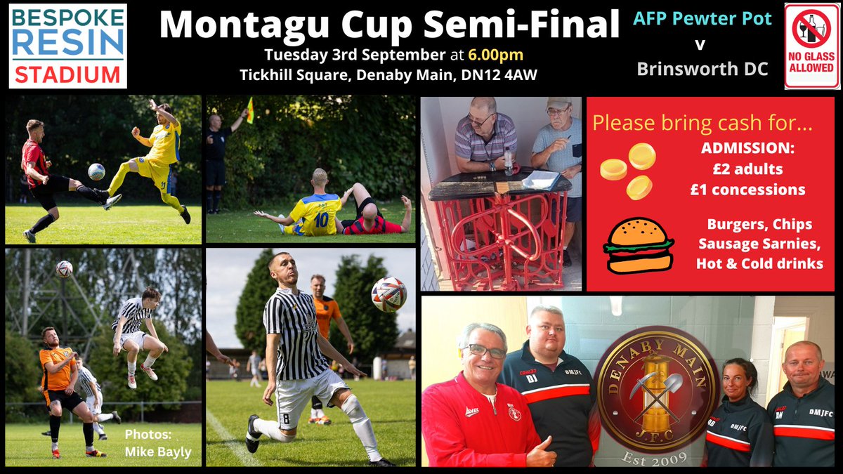 Montagu Cup (@montagucup) on Twitter photo Last Mont action for 230 days!
<a href="/AFP_FC/">AFP Pewter Pot FC</a> v @BrinsworthDc at <a href="/JfcMain/">Denaby Main JFC</a> on Tues 3/9 at 6pm. Hot food available.
Bring coins for the £2 admission. DN12 4AW
montagucup.com/2025 <a href="/AffordableFooty/">Affordable Football</a> <a href="/Rdslfootball/">Rotherham And District Sunday League</a> <a href="/rothtisersport/">Advertiser Sport</a> <a href="/Mike_Bayly/">Mike Bayly</a> Last Mont action for 230 days!
<a href="/AFP_FC/">AFP Pewter Pot FC</a> v @BrinsworthDc at <a href="/JfcMain/">Denaby Main JFC</a> on Tues 3/9 at 6pm. Hot food available.
Bring coins for the £2 admission. DN12 4AW
montagucup.com/2025 <a href="/AffordableFooty/">Affordable Football</a> <a href="/Rdslfootball/">Rotherham And District Sunday League</a> <a href="/rothtisersport/">Advertiser Sport</a> <a href="/Mike_Bayly/">Mike Bayly</a>