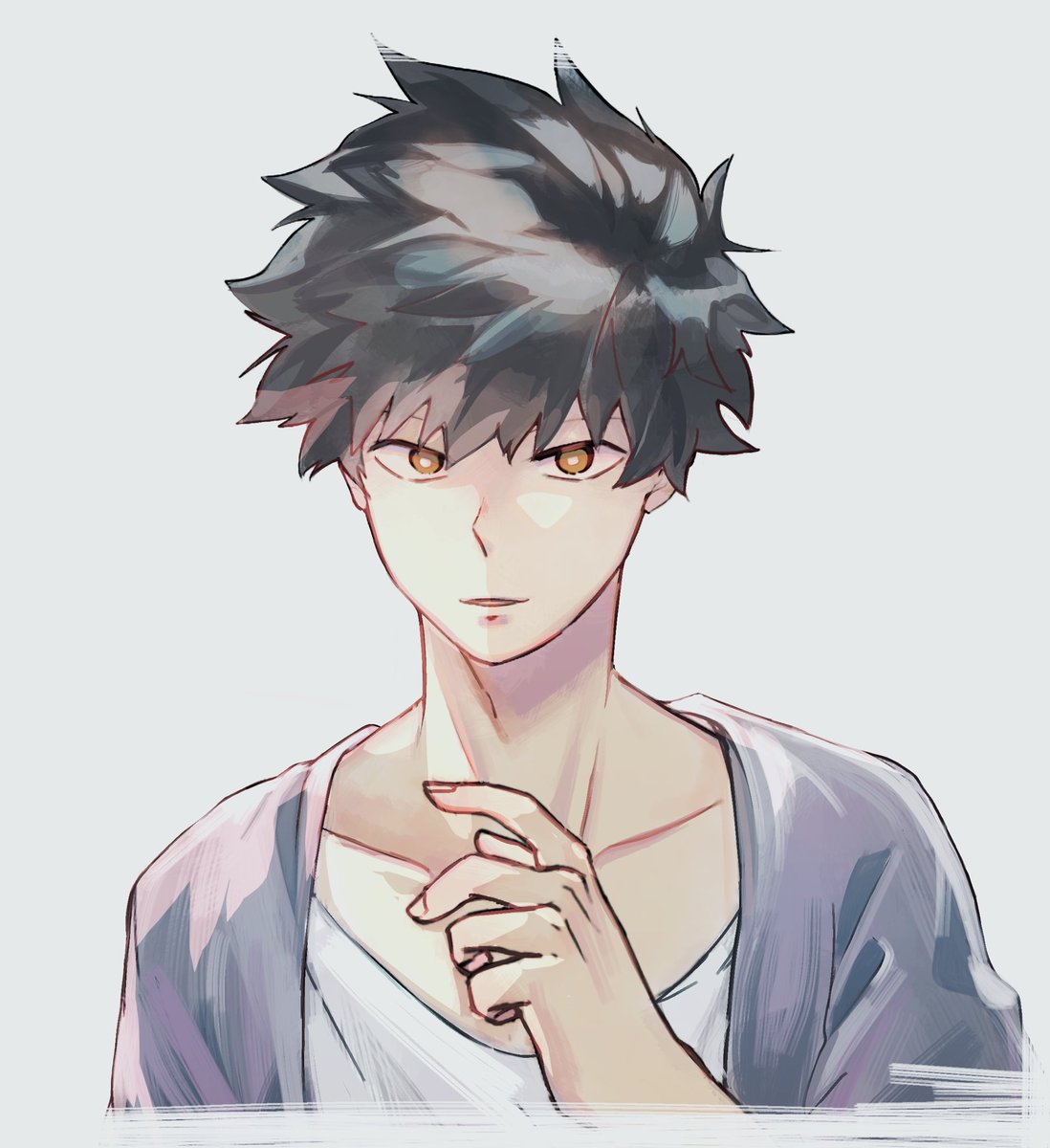 Hc3eX0's tweet photo. 厚塗り練習…… https://t.co/05iNSJ1qi8
