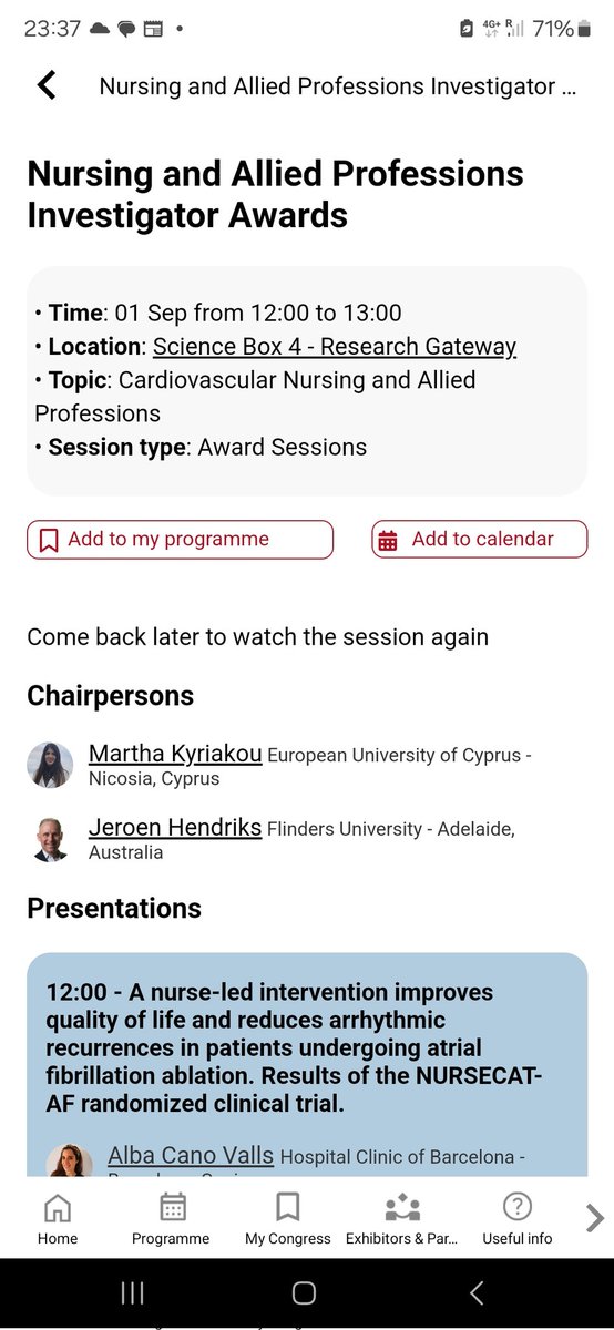 Ekaterini Lambrinou💙 (@ekaterinil) on Twitter photo ScienceBox4 right now! <a href="/vass_vassiliou/">Vass Vassiliou</a> is really focused on the interesting session! Make it and stay for the #nurseinvastigatoraward which follows. See you! <a href="/martha_kyriakou/">Martha Kyriakou</a> <a href="/J_Hendriks1/">Jeroen Hendriks</a> <a href="/LeonieKlompstra/">Leonie Klompstra</a> <a href="/escardio/">European Society of Cardiology</a> #ESC2024 #ESCCongress2024 ScienceBox4 right now! <a href="/vass_vassiliou/">Vass Vassiliou</a> is really focused on the interesting session! Make it and stay for the #nurseinvastigatoraward which follows. See you! <a href="/martha_kyriakou/">Martha Kyriakou</a> <a href="/J_Hendriks1/">Jeroen Hendriks</a> <a href="/LeonieKlompstra/">Leonie Klompstra</a> <a href="/escardio/">European Society of Cardiology</a> #ESC2024 #ESCCongress2024