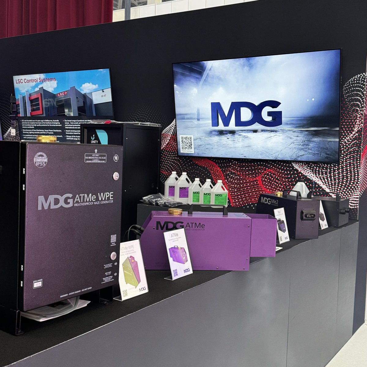 🎉 We're all set and ready to welcome you at the <a href="/plasashow/">PLASA Events</a> Show in London! Visit MDG at stand A76 at Olympia and discover our full line of haze, fog, and low fog generators. Don't miss out—come see the magic in action! #PLASA2024 #MDGFog #hazegenerators #foggenerators