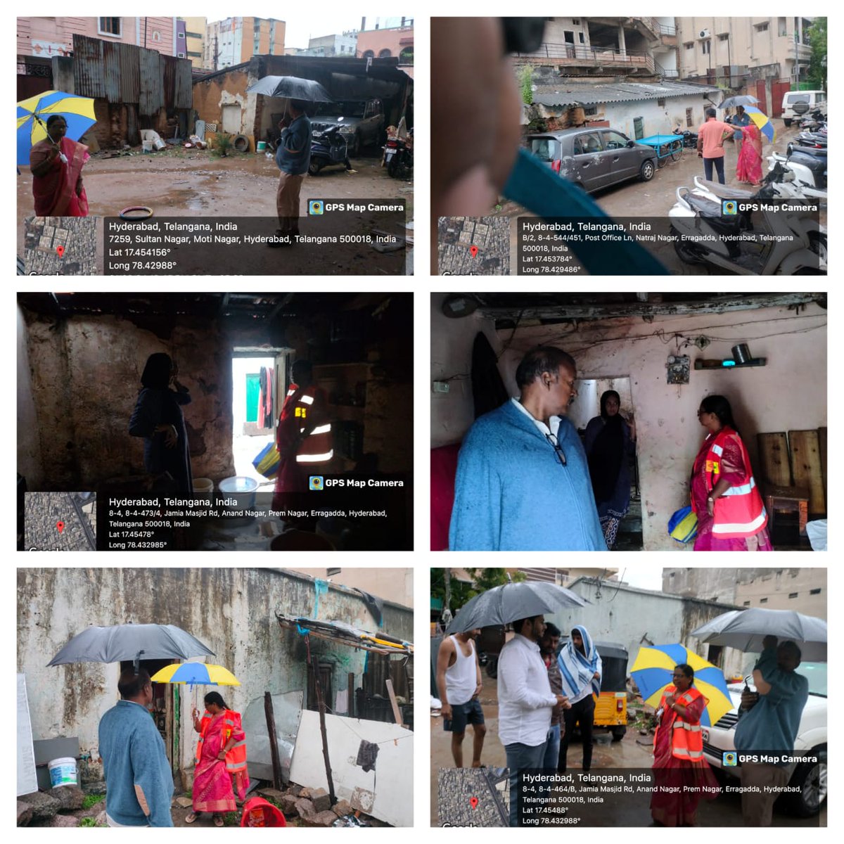 DC_yousufguda (@dyc_yousufguda) on Twitter photo Inspected old & dilapidated condition houses at erragadda and anand nagar along with Dee, interacted with residents & representatives,requested to evacuate the houses immediately
#Hyderabad #SerilingampallyZone #GHMC
<a href="/ZC_SLP/">ZC SERILINGAMPALLY ZONE GHMC</a>
<a href="/GHMCOnline/">GHMC</a>
<a href="/CommissionrGHMC/">Commissioner GHMC</a>
<a href="/gadwalvijayainc/">Vijayalaxmi Gadwal, GHMC MAYOR</a> Inspected old & dilapidated condition houses at erragadda and anand nagar along with Dee, interacted with residents & representatives,requested to evacuate the houses immediately
#Hyderabad #SerilingampallyZone #GHMC
<a href="/ZC_SLP/">ZC SERILINGAMPALLY ZONE GHMC</a>
<a href="/GHMCOnline/">GHMC</a>
<a href="/CommissionrGHMC/">Commissioner GHMC</a>
<a href="/gadwalvijayainc/">Vijayalaxmi Gadwal, GHMC MAYOR</a>