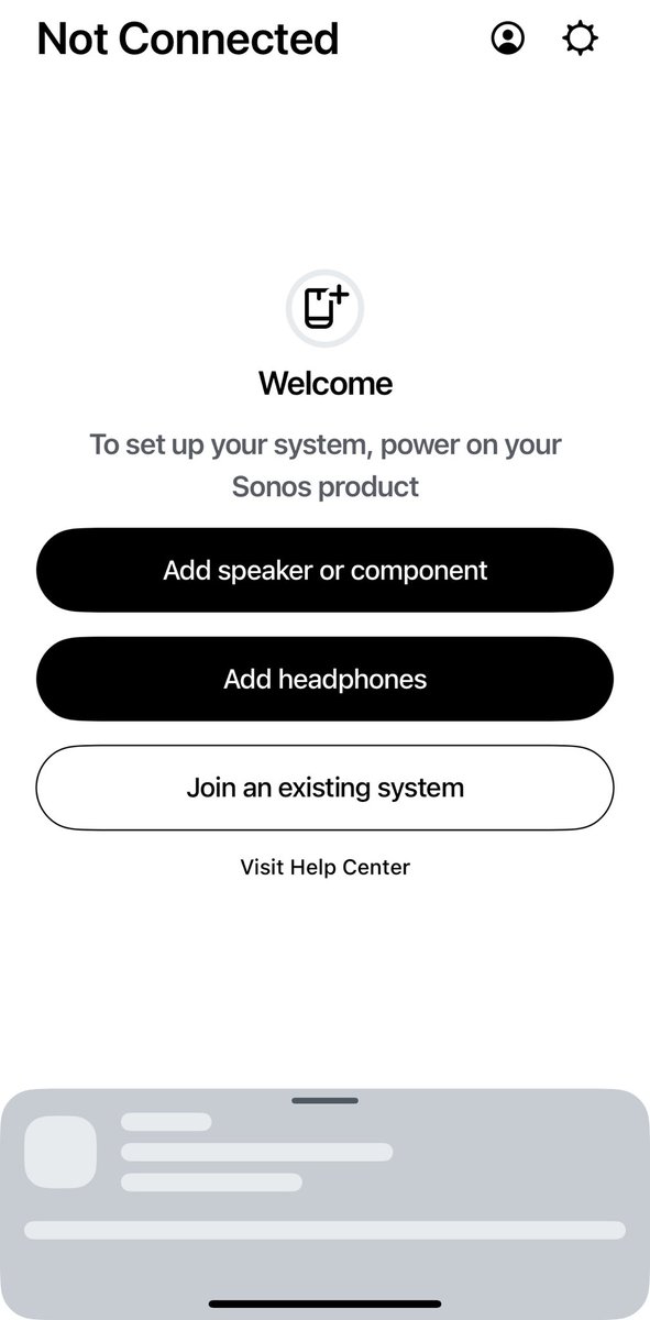 ⁦<a href="/Sonos/">Sonos</a>⁩ seriously. It has just gone downhill… won’t be buying anymore anything from you. Was playing just now and whenever I open the app I get this… #Sonos #Fail
