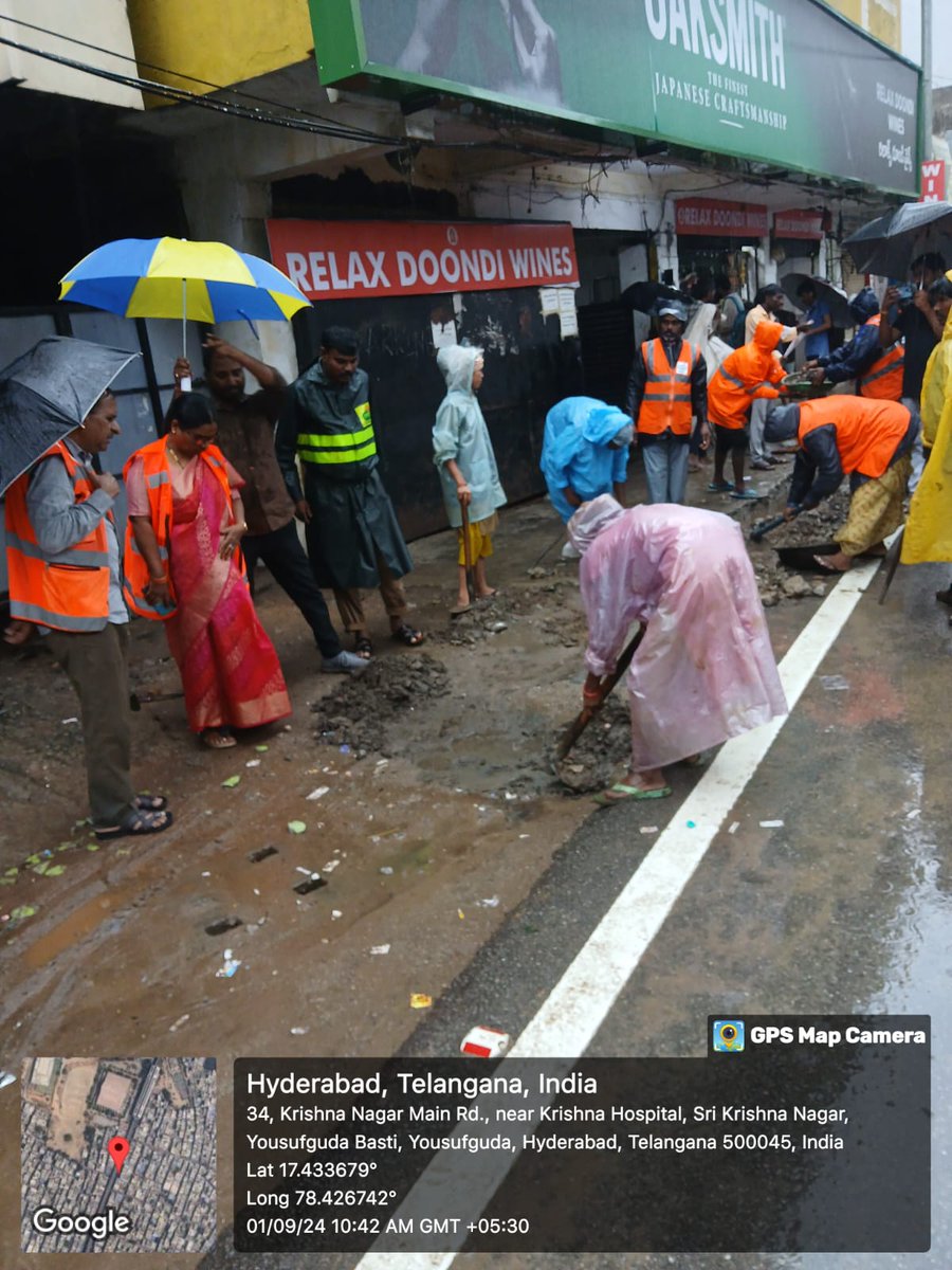 DC_yousufguda (@dyc_yousufguda) on Twitter photo Inspection along with EE,C19
MET water stagnation clearing at Krishna Nagar main road in yousufguda division 19
#Hyderabad #SerilingampallyZone #GHMC
<a href="/ZC_SLP/">ZC SERILINGAMPALLY ZONE GHMC</a>
<a href="/GHMCOnline/">GHMC</a>
<a href="/CommissionrGHMC/">Commissioner GHMC</a>
<a href="/gadwalvijayainc/">Vijayalaxmi Gadwal, GHMC MAYOR</a> Inspection along with EE,C19
MET water stagnation clearing at Krishna Nagar main road in yousufguda division 19
#Hyderabad #SerilingampallyZone #GHMC
<a href="/ZC_SLP/">ZC SERILINGAMPALLY ZONE GHMC</a>
<a href="/GHMCOnline/">GHMC</a>
<a href="/CommissionrGHMC/">Commissioner GHMC</a>
<a href="/gadwalvijayainc/">Vijayalaxmi Gadwal, GHMC MAYOR</a>