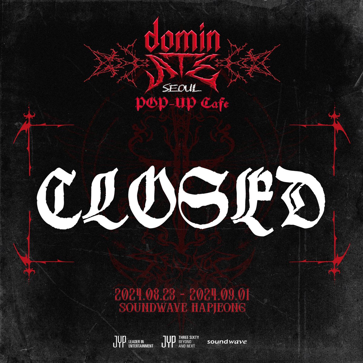 dominate_cafe's tweet image. Stray Kids World Tour &amp;lt;dominATE SEOUL&amp;gt;
POP-UP CAFE

10일간의 Stray Kids World Tour &amp;lt;dominATE SEOUL&amp;gt;
POP-UP CAFE가 성황리에 막을 내렸습니다!
방문해주신 STAY분들께 감사의 말씀을 드립니다❤ 

#StrayKids #스트레이키즈
#dominATE
#dominATE_SEOUL
#dominATE_SEOUL_POPUP
#ATE
#ChkChkBoom…