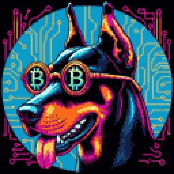 BitShades_com's tweet photo. Meet this stylish sentinel, our Dobermann from the bitshades dog crew! Donning his Bitcoin shades against a backdrop buzzing with circuits, heโs not just guarding his physical territory. ๐๐
This dog symbolizes the robust, alert community around #BitShadesDogs. Like him, our community is quick to detect any threats, never shying away from challenges, thus continuously adding value through unwavering support and active promotion. A beacon of loyalty and the spirit of unity, he ensures the pack's prosperity grows in sync with the blockchain's inherent security.
#CommunityPride #Bitcoin
#Ordinals #Bitshades #Dogs #DigitalArt