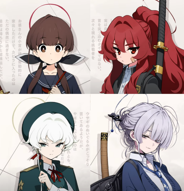 kudaizuna's tweet photo. FOUR GIRLS OF PROJECT KV HAVE BEEN REVEALED!!!!
THEY ALL LOOK SO CUTE!!! ♥️
#プロジェクトKV #ProjectKV https://t.co/K0pbKlHCKO