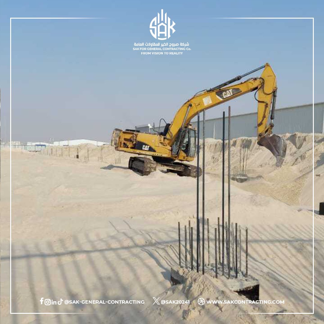 sakcontracting1's tweet photo. المرحلة الأولى لدفان حول القواعد ورقاب الاعمدة، بمصنع هدف الامز - بالمدينة الصناعية الثالثة بالدمام.

Phase 1 - Backfilling around footings and column necks - HADAF AL AIMS Factory - Modon , Third Industrial Damam City .

#SAK_Contracting
#صروح_الخير_للمقاولات_العامة https://t.co/3nL4oL3RaI