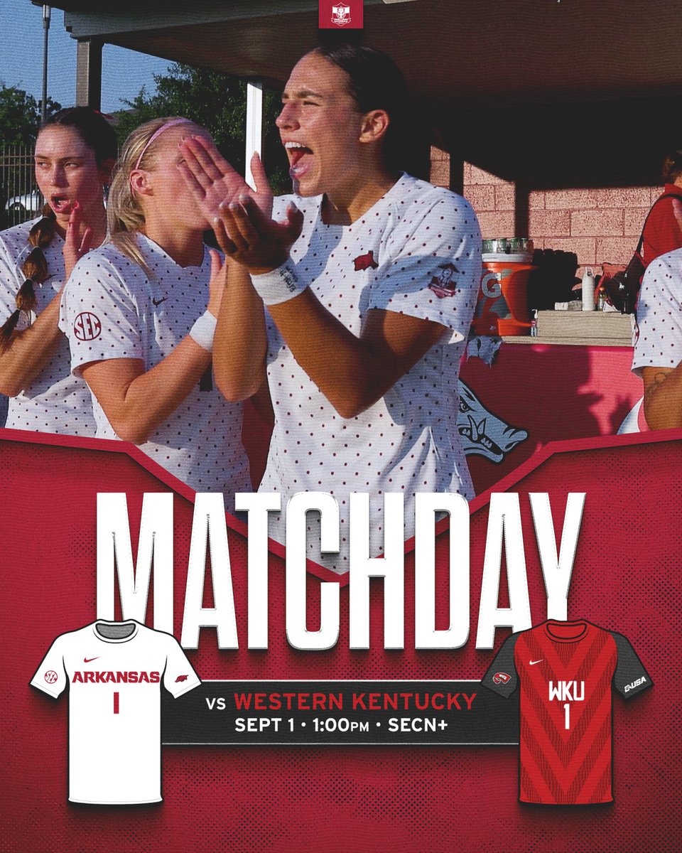 RazorbackSoccer's tweet photo. Hellooooo September 👋

🎟️https://t.co/5zGYopOeWZ https://t.co/ZmQTCe31Hh