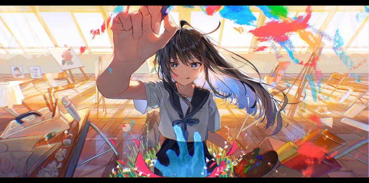 pikurus00's tweet image. #pixiv高校生イラコン2024