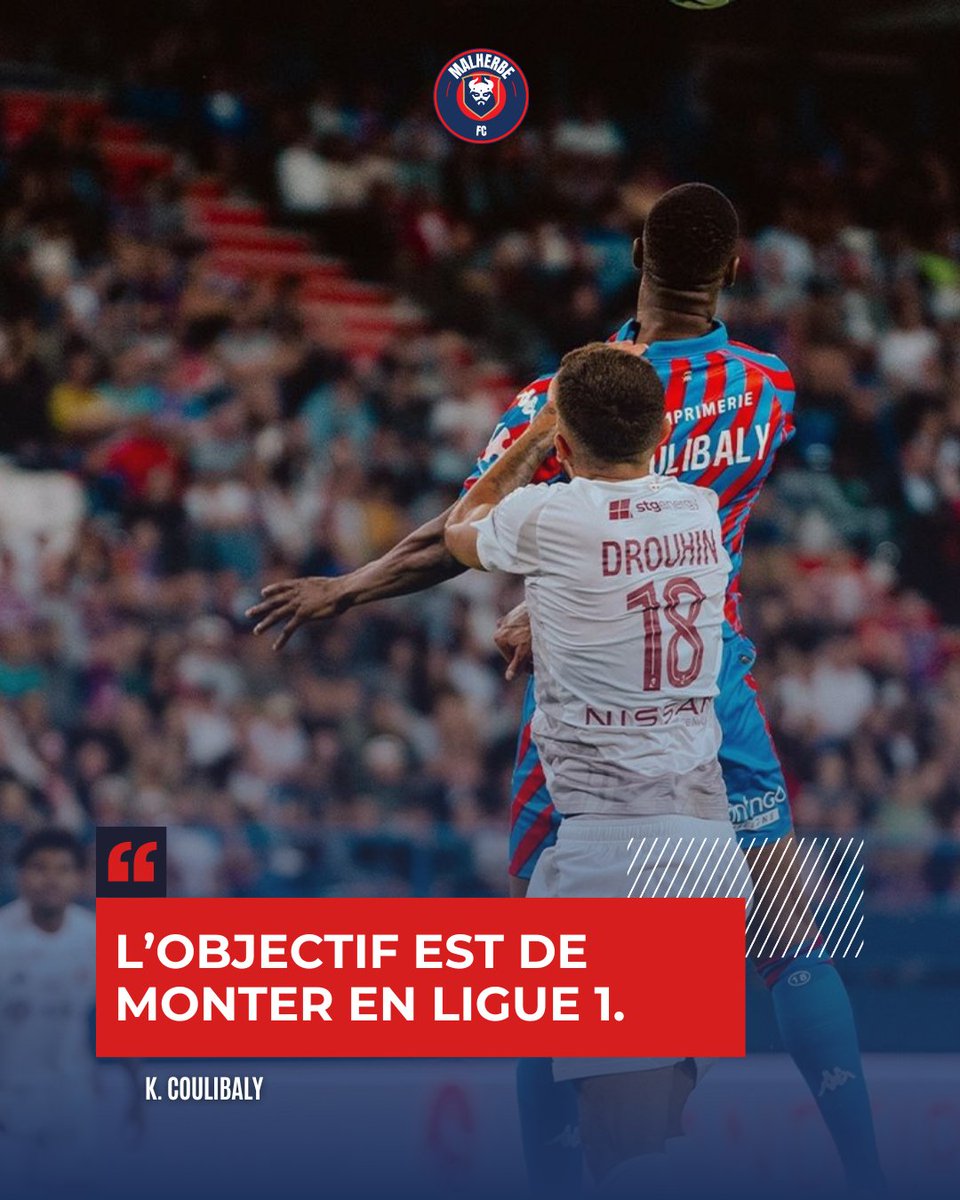 MalherbeFC's tweet photo. 🗣 Kalifa Coulibaly : « L’objectif est de monter en Ligue 1. Si Mendy reste, c’est un plus pour l’équipe. Qu’il soit là ou qu’il soit parti, c’est la même chose pour moi. Je suis habitué à la concurrence. Ça va être une concurrence saine. » #SMCFCA
📰 Source : @sportacaen https://t.co/Umts9TZnfq