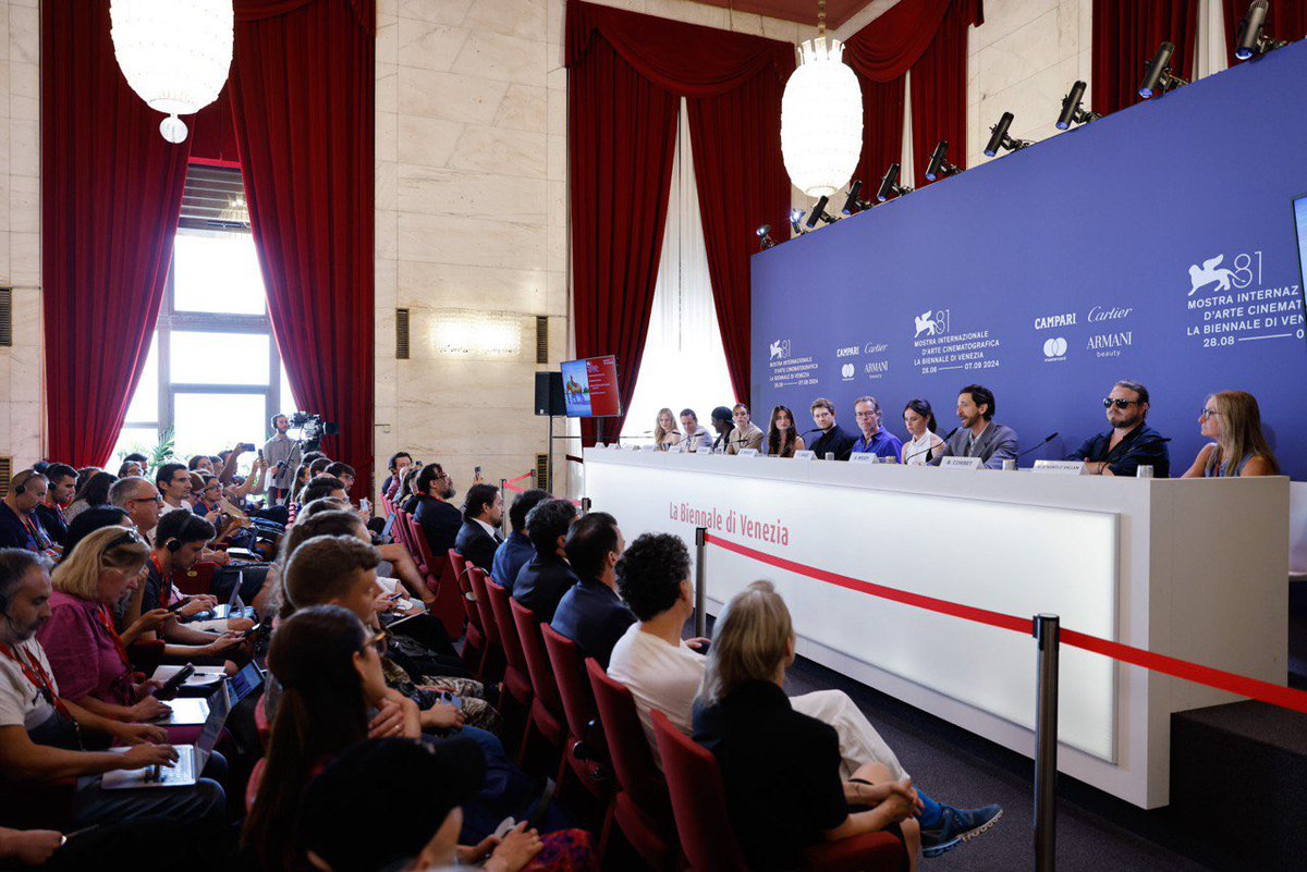 #BiennaleCinema2024 #Venezia81 #TheBrutalist <a href="/isaachdebankole/">Isaach De Bankolé</a>: “The urgency of this film reminded me of the time when director #Fassbinder told me: 'First we set up the camera and the cast and we start shooting, then we ask for permission’. This film had the same energy.”