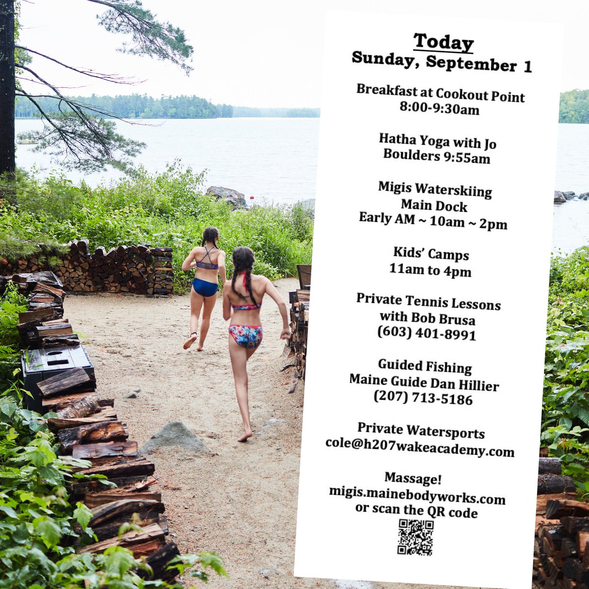 MigisLodge's tweet photo. Do you feel that cool edge? Sharpen your pencils! #Migis #SebagoLake
#allinclusiveresort
#todayatmigis #gooutsideandplay
#breakfastcookout https://t.co/MeFSr2qfPp