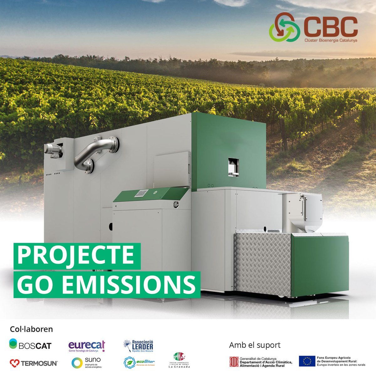 LeaderRGB's tweet photo. @Bioenergia_Cat 🌱 Projecte #GoEmissions @Bioenergia_Cat:
Gràcies a les calderes d'última generació, es poden identificar les millors pràctiques des d'un punt de vista d'optimització. Participen: @fedboscat @eurecat_news @leaderrgb @suno_e @termosun_herz @agriculturacat
#GrupsOperatius https://t.co/Yptwt5oE4y