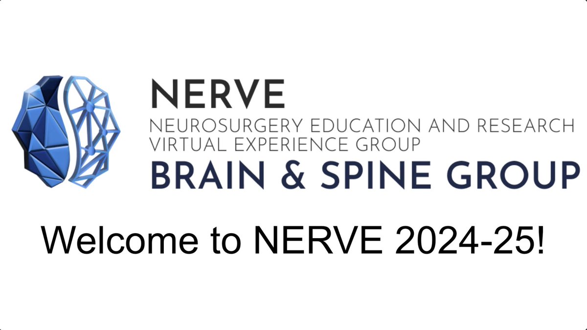 Thrilled to join this incredible group of talented medical students! Excited for all the learning, growth and opportunities ahead! <a href="/NERVE_research/">NERVE</a> <a href="/BrainSpineGroup/">Brain & Spine Group</a>