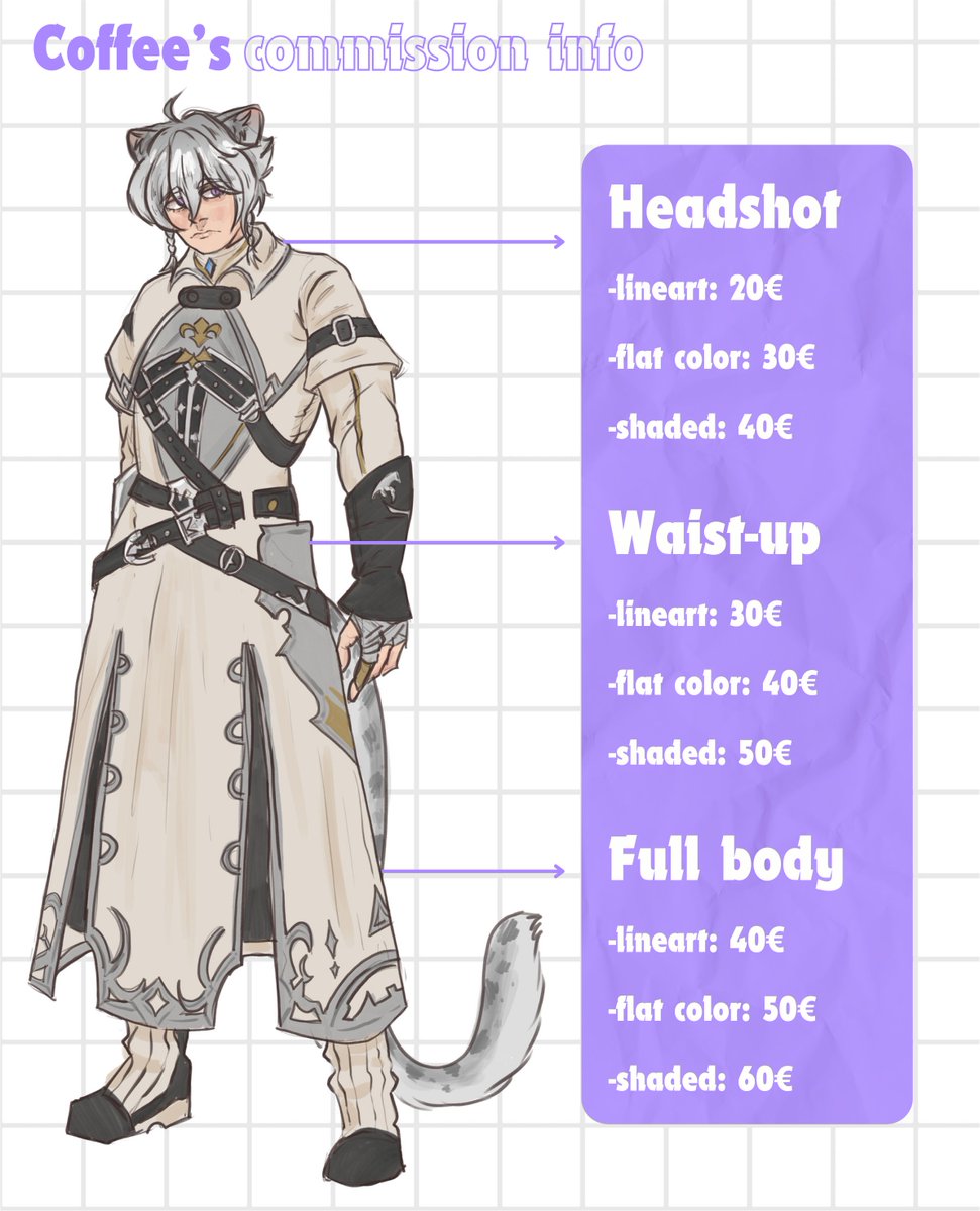 CooferCoffee's tweet image. โญ๏ธCommissions are openโญ๏ธ
(ใใปฯใป)ใ
#commissionopen