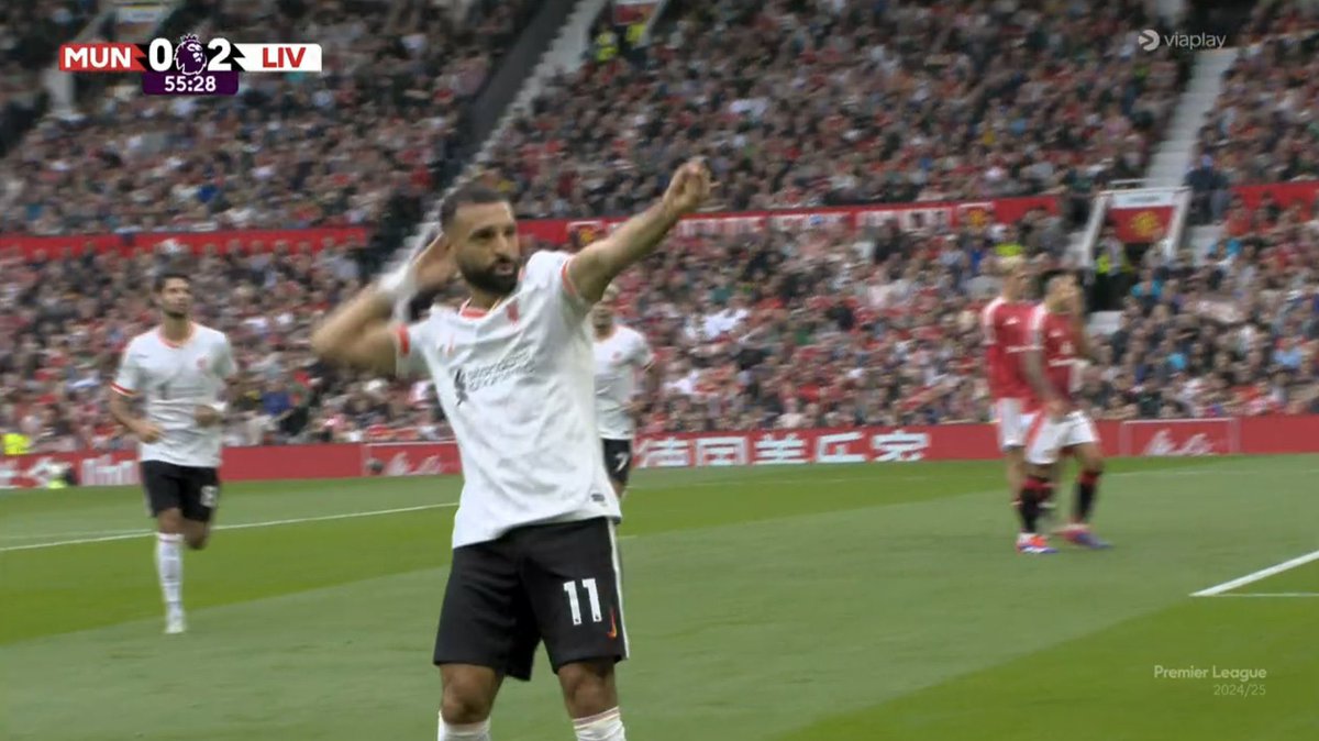 LiamMLFC's tweet photo. MO SALAH IS DESTROYING MANCHESTER UNITED AGAIN 😭😭😭😭😭😭😭😭😭😭😭😭😭😭😭😭😭😭😭 https://t.co/CeiwKplkko