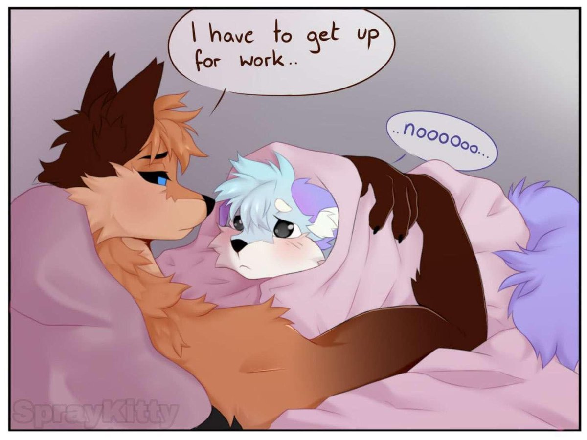 Cuddles are always at the top of the list. This is simply the cutest thing ever! 😍

Goals... 🥺

🎨 Art by SprayKitty (FurAffinity)