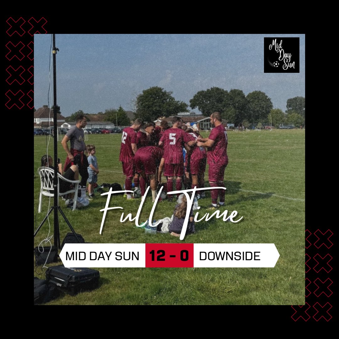 MidDaySunFc's tweet image. Match Day 01 

We get off to flying start to the league campaign running away 12-0 winners🔴⚫️

instagram.com/p/C_YWXlkNIJO/…