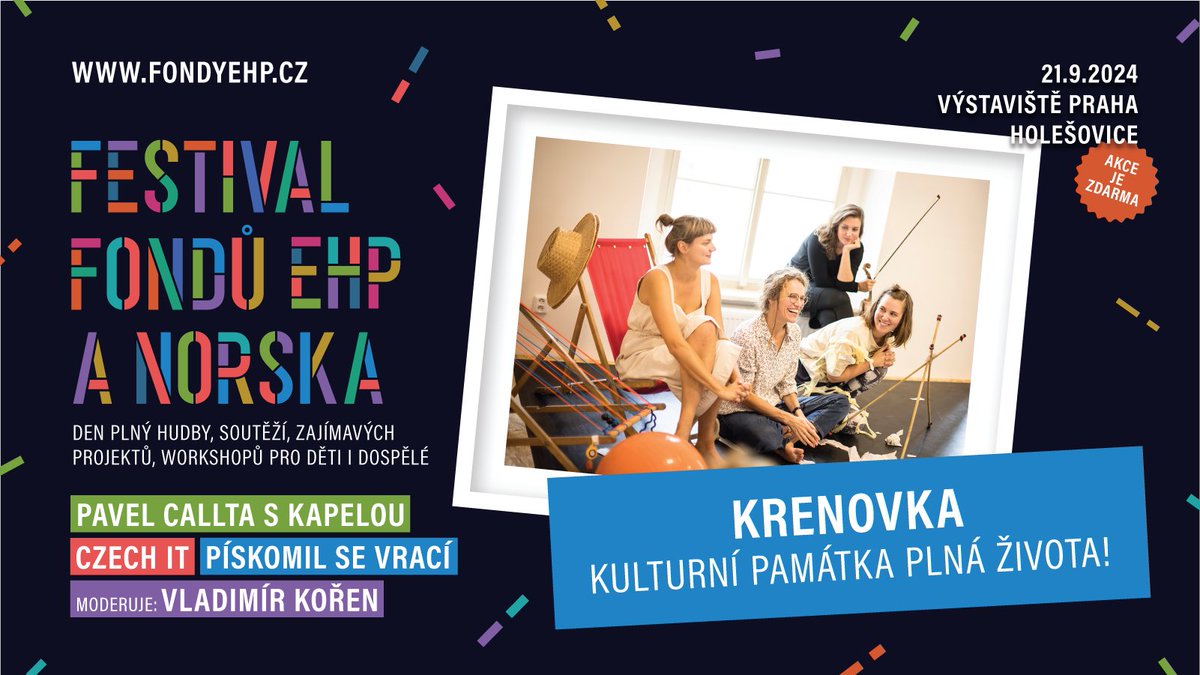 Krenovka – kulturní památka plná života! 🌟 Nové centrum pro umění a komunitu nabízí prostor pro kreativní tvorbu a networking. Přijďte na #FestivalFondůEHPaNorska a objevte Usedlost Krenovka, kde kultura a komunita spojují síly. #FestivalEHPaN #Krenovka #Prague