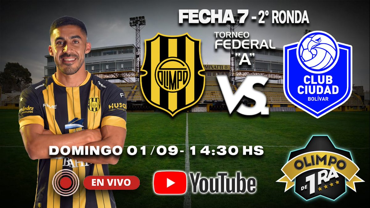 #Olimpo 🆚️ #Bolivar

📻 Escuchalo por 95.5 FM.

📺 Miralo por nuestro canal de YouTube: youtube.com/live/XUwVBg5ZA…