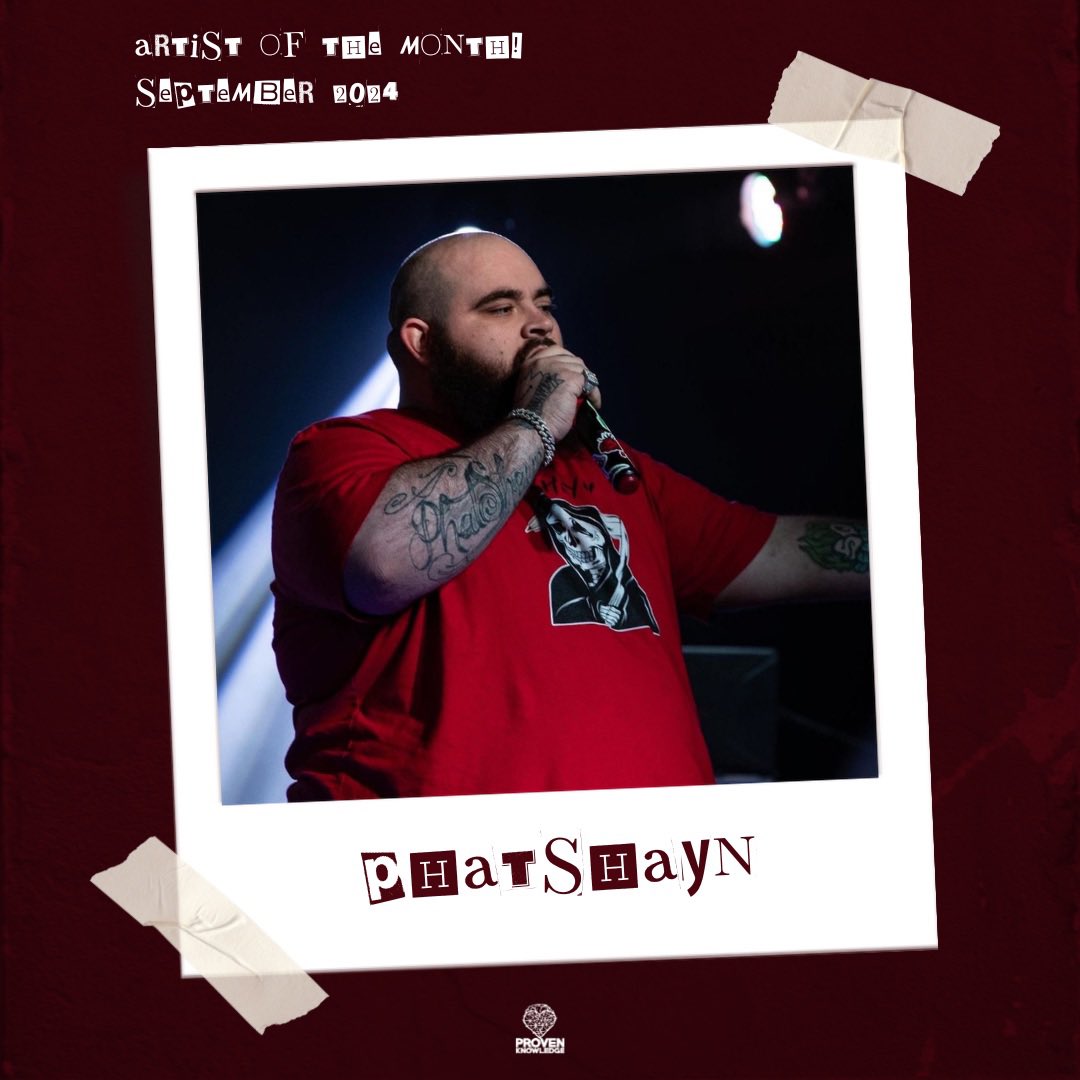 Shoutout to the Proven Knowledge Artist of the Month <a href="/phatshayn_/">PhatShayn</a>!

Be sure to give his material a listen today 🙌