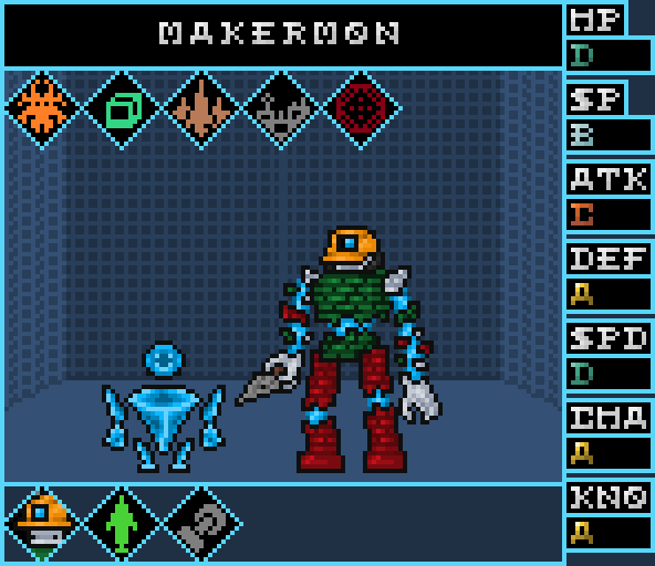WesleysBox's tweet photo. >>Makermon
●Level: Ultimate
●Attribute: Data
●Element: Earth
●Family: Metal Empire
●Special Move: Fort Builder

"Though fragmented, a thread of ethereal data constantly maintains a connection to loose material. Inspired by #Roblox"
#Digimon #Digifake #Fandigimon #OC https://t.co/Zao1Xl0AiE
