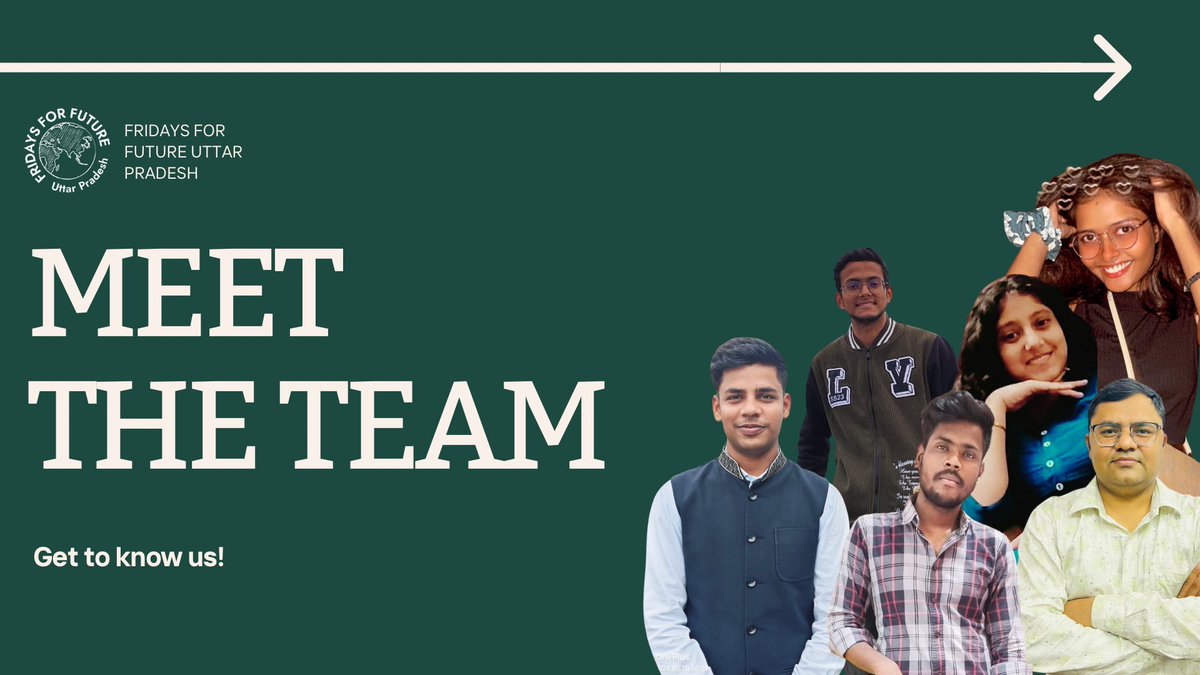 fffUttarPradesh's tweet photo. Come and see the dynamic team behind Fridays for Future Uttar Pradesh, a passionate group fighting for climate justice with their “One State, One Team , One Demand” Mantra . 🌍💚

#UttarPradesh #India #Youth #Explore #ClimateAction #Sustainability #SDG https://t.co/3yrJDPfTZ6