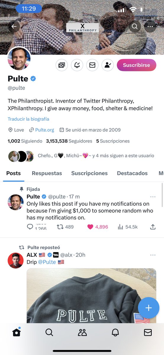 mariagabop's tweet photo. @pulte Always on! https://t.co/tLm2owCs9E