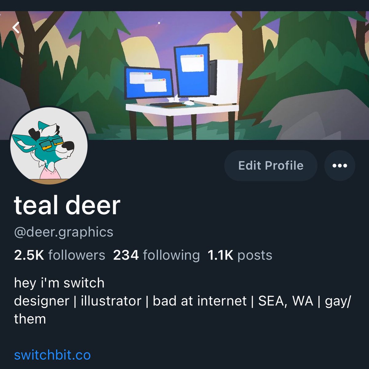 realizing people may not find me right away on the other site since i use a custom url, oops