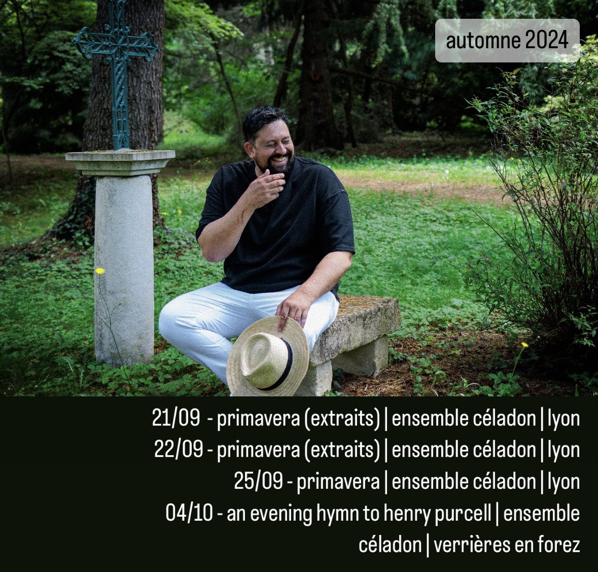 Rentrée en fanfare avec <a href="/EnsembleCeladon/">Ensemble Céladon</a> 

Amis lyonnais, réservez moi votre soirée du 25 et on fera la fête lors des 25 ans de l’ensemble 🎉 

Photo 📸 : #pasunjoursanssoleil