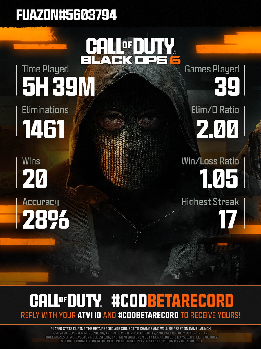 FuazonCod's tweet image. Please let me play the beta :( @ATVIAssist @Treyarch @CallofDuty