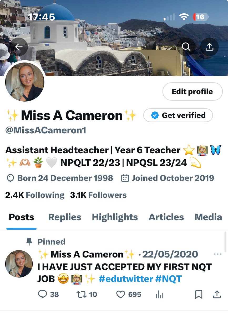 4 years ago I was about to start my teaching career as an NQT. Tomorrow I start my role as Assistant Headteacher - hard work really does pay off  💫💫💫