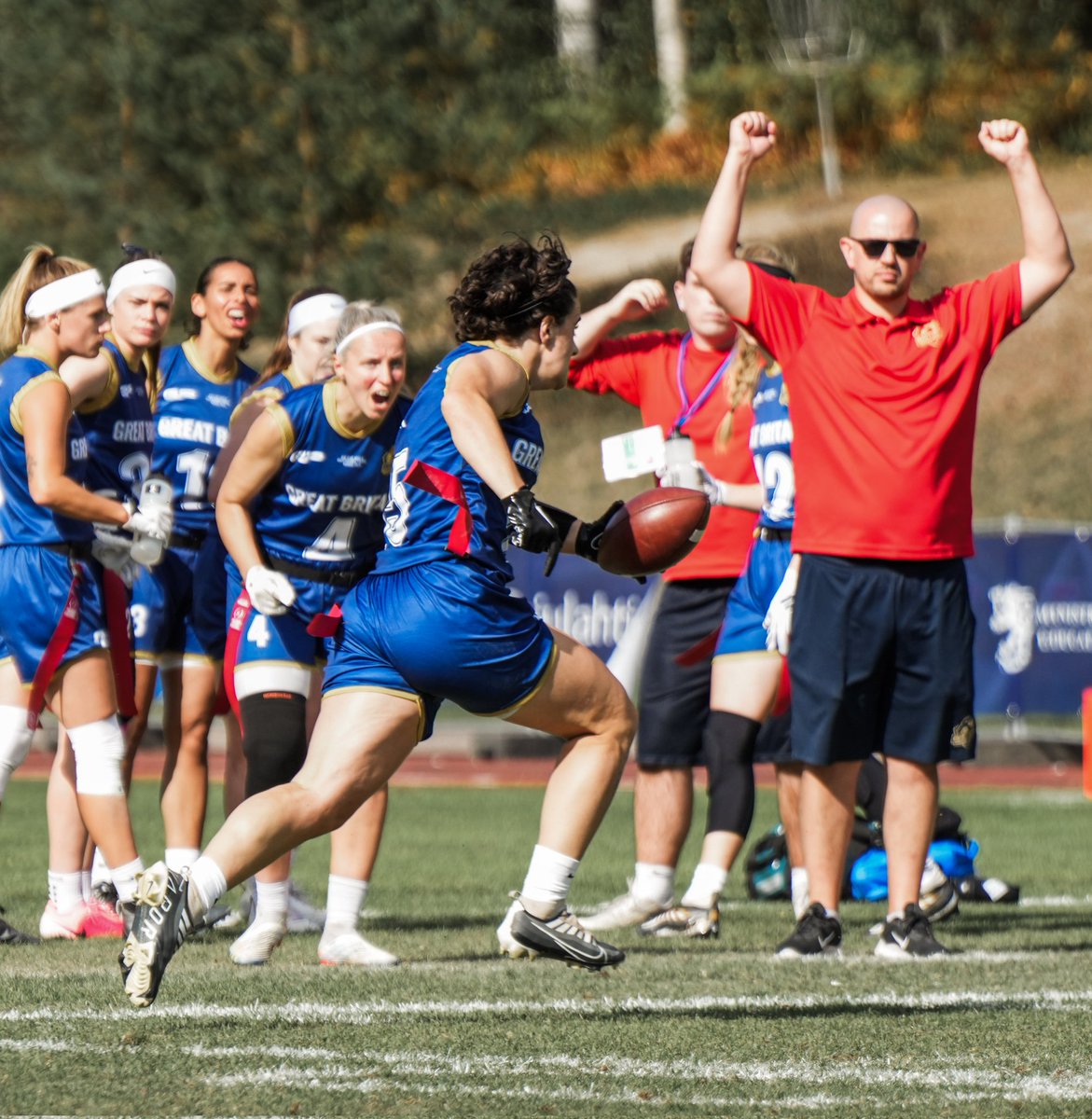 Matt Kemp (@matt_j_kemp) on Twitter photo GB women's flag football qualified for the <a href="/twg2025/">The World Games 2025</a> in China next year by finishing 7th at the <a href="/IFAFMedia/">Int’l Fed of American Football</a> 2024 world championship in Finland. Thanks to <a href="/BAFAOfficial/">British American Football</a> for including Emily. GB went 5-2 with a tough 1pt loss to #5 Canada and #3 Japan. Emily's 20 TDs lead all players. GB women's flag football qualified for the <a href="/twg2025/">The World Games 2025</a> in China next year by finishing 7th at the <a href="/IFAFMedia/">Int’l Fed of American Football</a> 2024 world championship in Finland. Thanks to <a href="/BAFAOfficial/">British American Football</a> for including Emily. GB went 5-2 with a tough 1pt loss to #5 Canada and #3 Japan. Emily's 20 TDs lead all players.